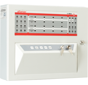 ALFAMAX C-1000-16 16 ZONE CONVENTIONAL FIRE ALARM PANEL